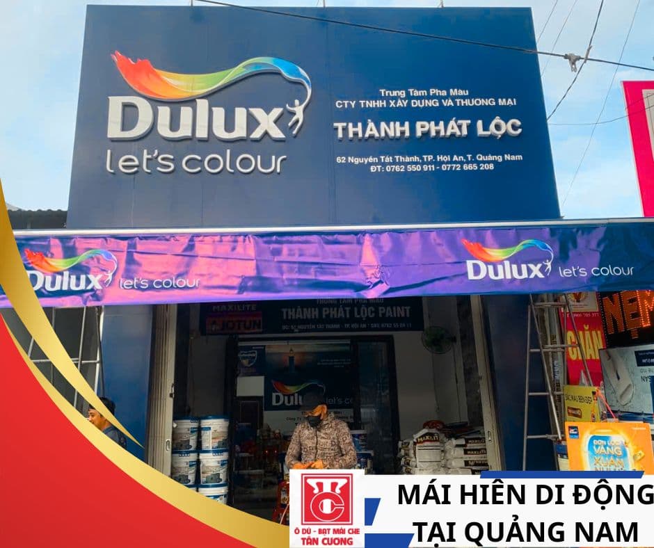 Mái hiên di động tay quay - ảnh 11