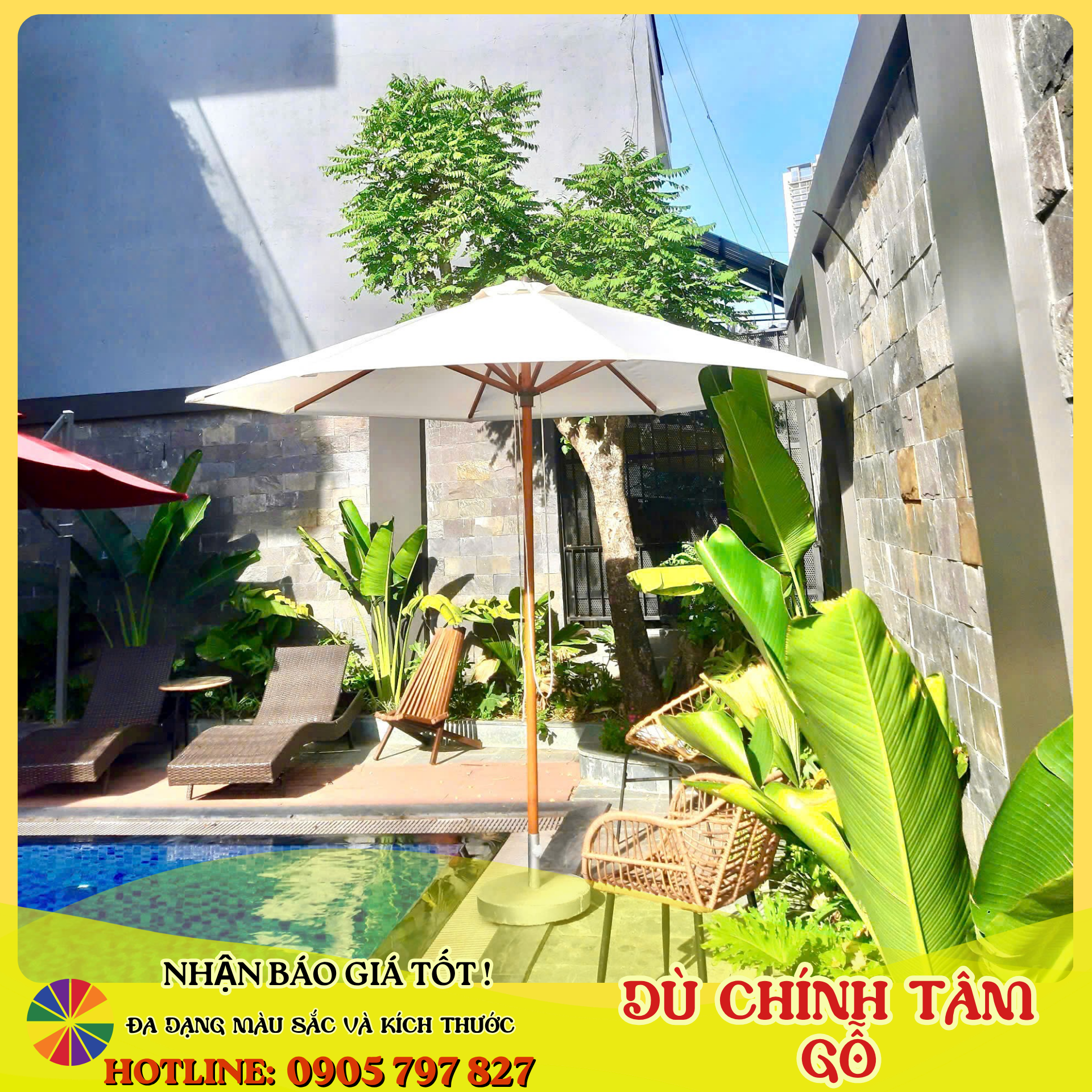 Dù Chính Tâm Gỗ - ảnh 2