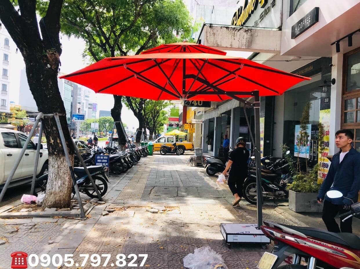 Ô dù lệch tâm tán tròn - ảnh 6