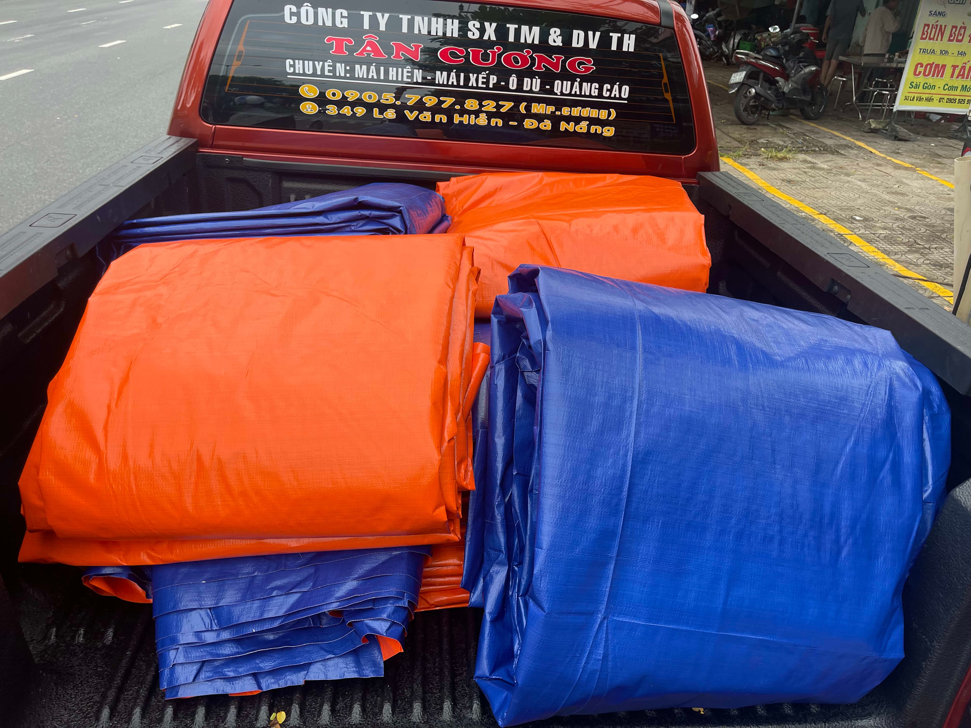Gia công và thi công bạt che mưa theo yêu cầu - ảnh 6