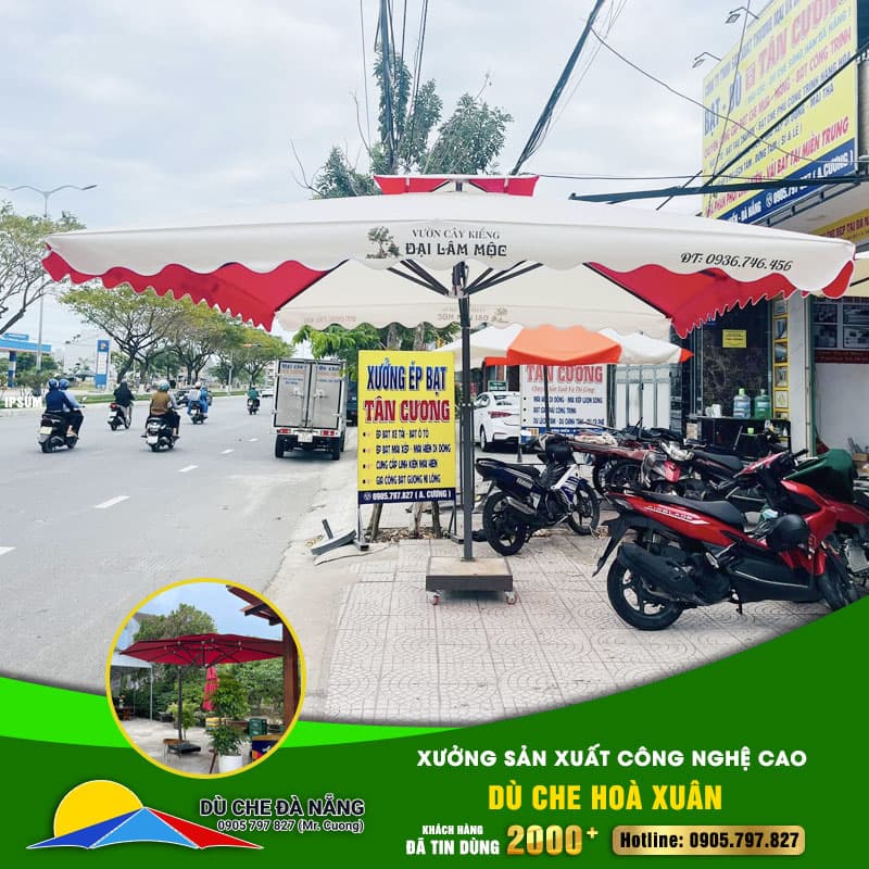 Dù che Hoà Xuân: Xưởng sản xuất công nghệ cao – Cam kết hàng đạt chuẩn